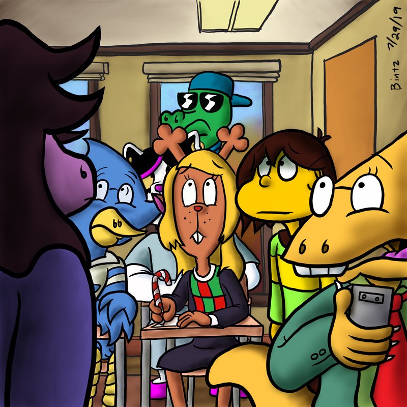 Susie enters class
