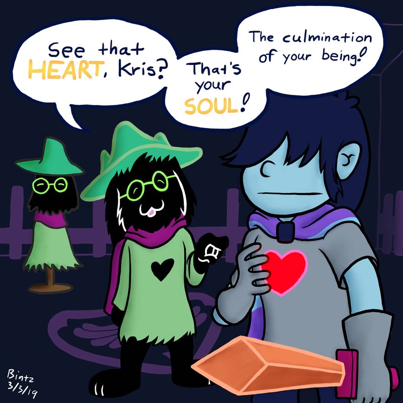 Ralsei explains Kris's SOUL