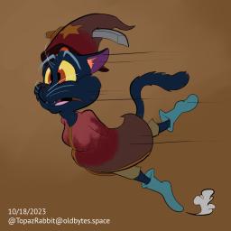 Mae Borowski running